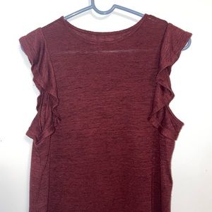 EUC maroon A New Day top